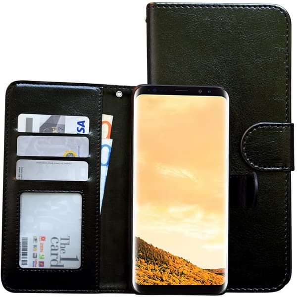 Samsung Galaxy S8 - Läderfodral / Magnet Skal