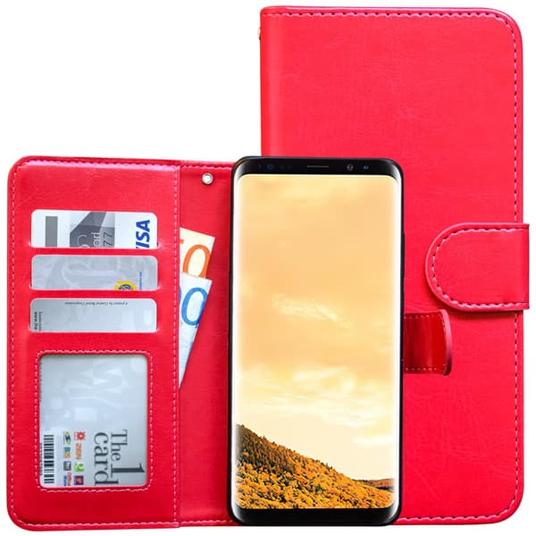 Samsung Galaxy S8 - Läderfodral / Magnet Skal