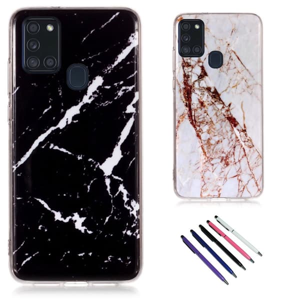 Samsung Galaxy A21s - Cover / Beskyttelse Marble