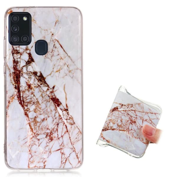 Samsung Galaxy A21s - Cover / Beskyttelse Marble