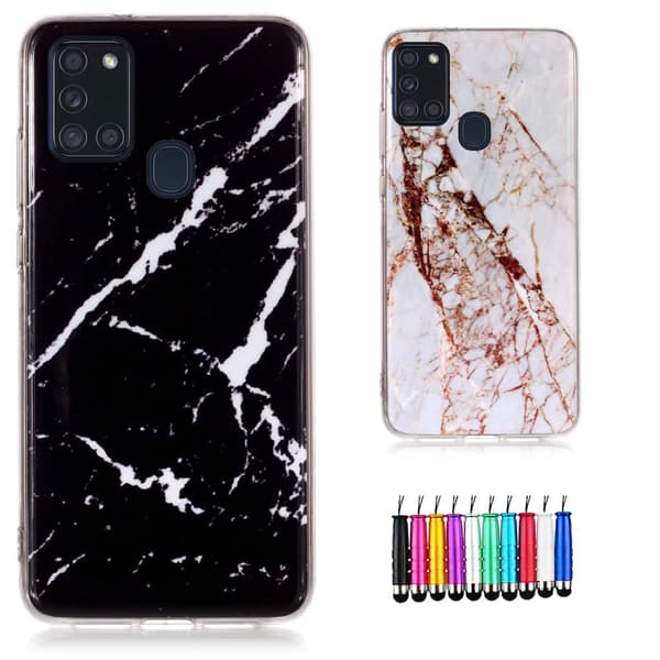 Samsung Galaxy A21s - Cover / Beskyttelse Marble