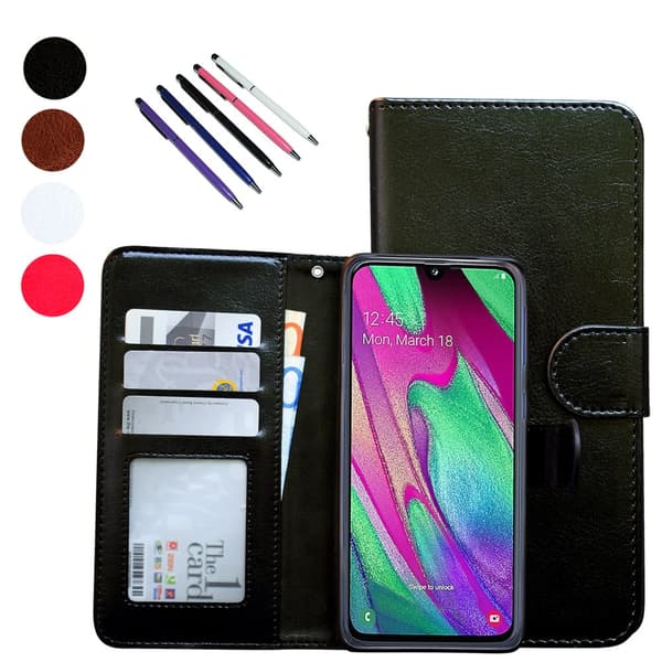 Samsung Galaxy A40 - Læder cover / Beskyttelse