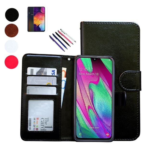Samsung Galaxy A40 - Läderfodral / Skydd