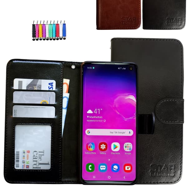 Samsung Galaxy S10 - Læder cover / Beskyttelse