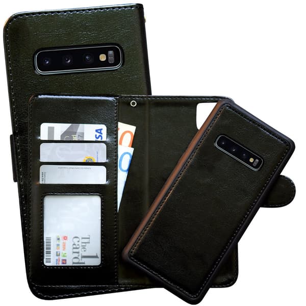 Samsung Galaxy S10 Plus - Nahkakotelo / Suoja