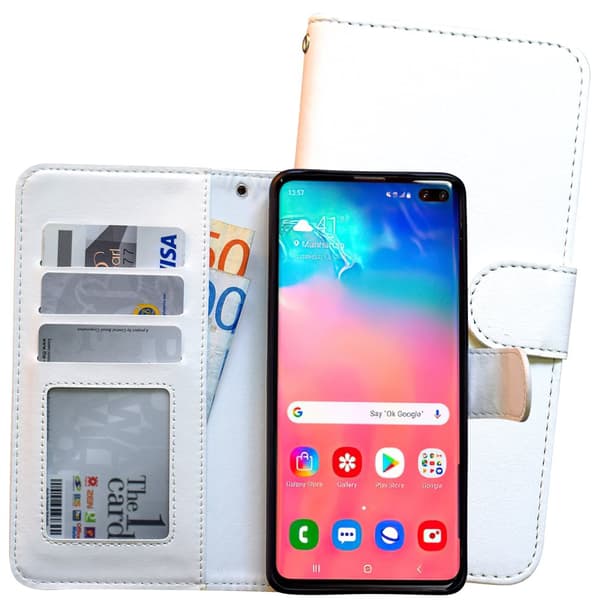 Samsung Galaxy S10 Plus - Nahkakotelo / Suoja