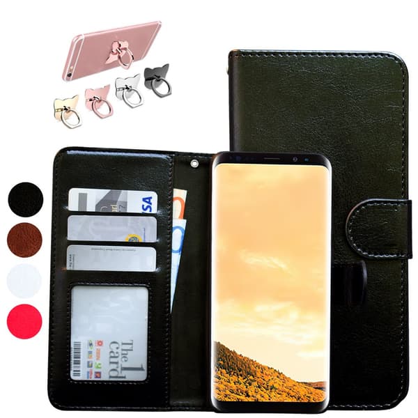 Samsung Galaxy S9 Plus - Læder cover / Beskyttelse