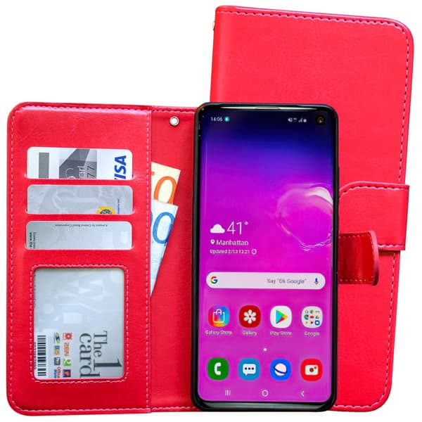 Samsung Galaxy S10 - Læder cover / Beskyttelse
