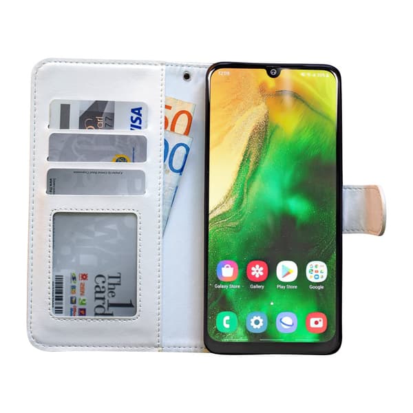 Samsung Galaxy A50 - Läderfodral / Skydd