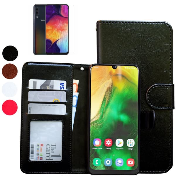 Samsung Galaxy A50 - Läderfodral / Skydd