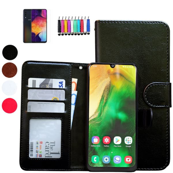 Samsung Galaxy A50 - Læder cover / Beskyttelse