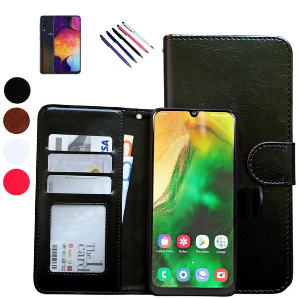 Samsung Galaxy A50 - Læder cover / Beskyttelse Brown