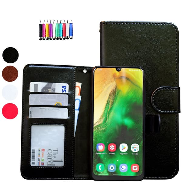 Samsung Galaxy A50 - Läderfodral / Skydd Pink