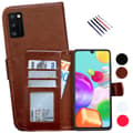 Miniatyrbillede 1 af 11: Samsung Galaxy A41 - Læder cover / Beskyttelse