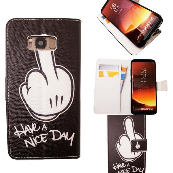 Samsung Galaxy S8 - Læder cover / Beskyttelse