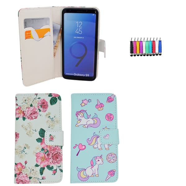 Samsung Galaxy S9 - Læder cover / Beskyttelse Pink