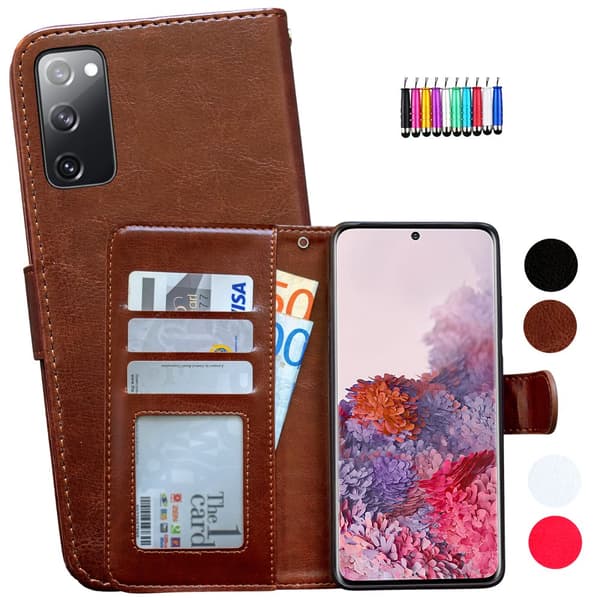 Samsung Galaxy S20 FE - Læder cover / Beskyttelse