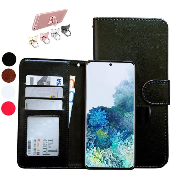 Samsung Galaxy S20 FE - Nahkakotelo / Suoja Brown