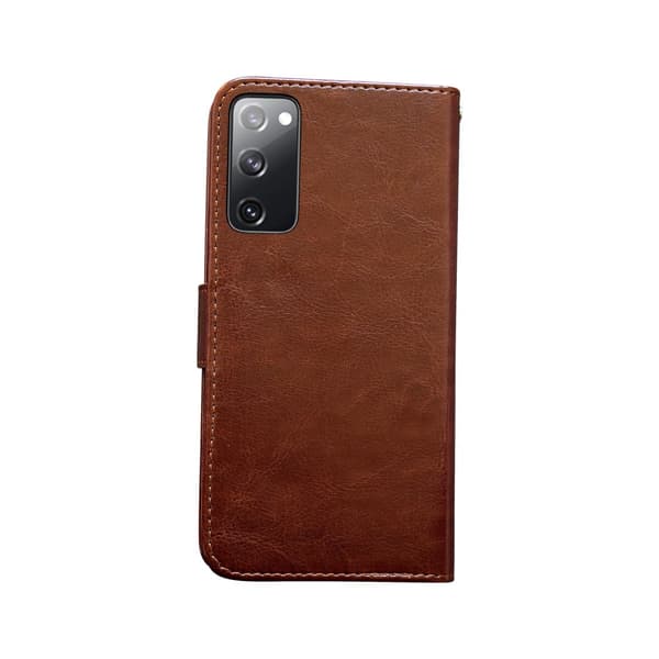 Samsung Galaxy S20 FE - Læder cover / Beskyttelse