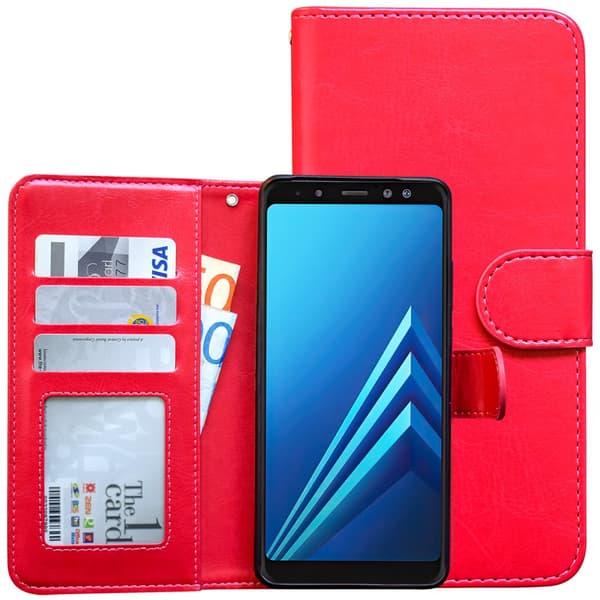 Samsung Galaxy A8 2018 - Läderfodral/Skydd