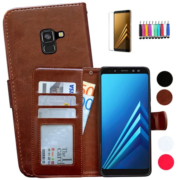 Samsung Galaxy A8 2018 - Läderfodral/Skydd