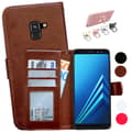 Miniatyrbild 1 av 11: Samsung Galaxy A8 2018 - Läderfodral/Skydd