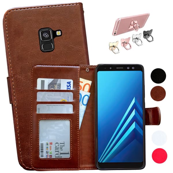Samsung Galaxy A8 2018 - Läderfodral/Skydd