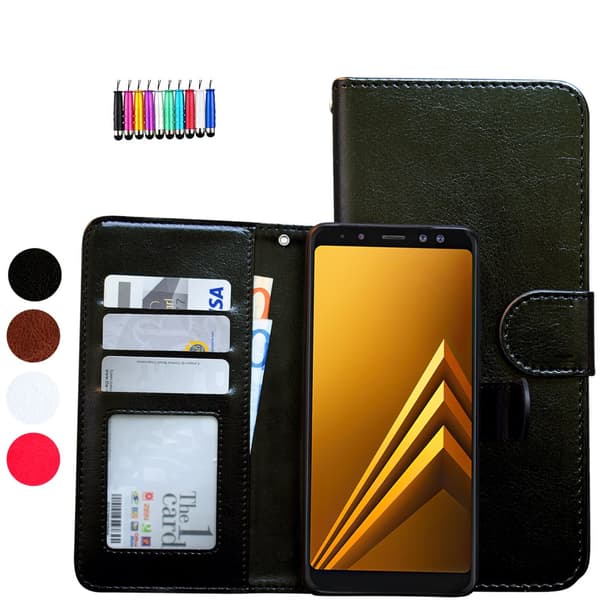 Samsung Galaxy A8 2018 - Læder cover / Beskyttelse