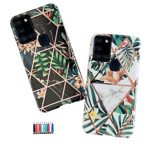 Samsung Galaxy A21s - Geometric Flower Case