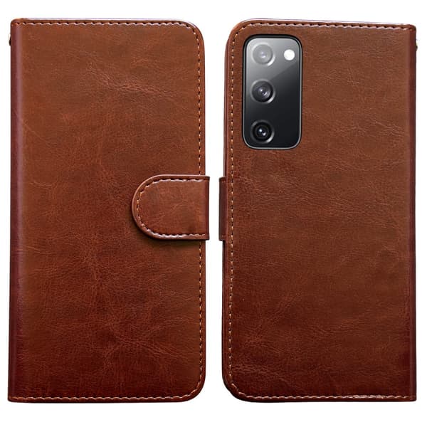 Samsung Galaxy S20 FE - Læder cover / Beskyttelse