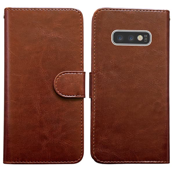 Samsung Galaxy S10e - Læder cover / Beskyttelse