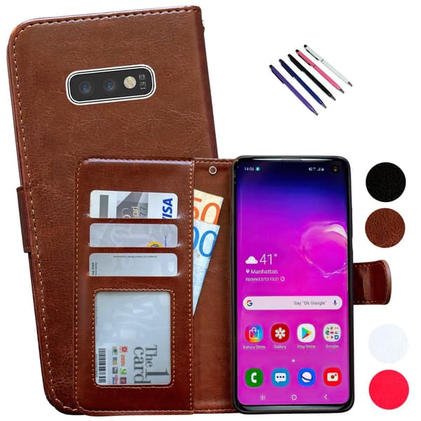 Samsung Galaxy S10e - Læder cover / Beskyttelse