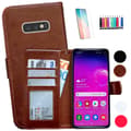 Miniatyrbillede 1 af 11: Samsung Galaxy S10e - Læder cover / Beskyttelse