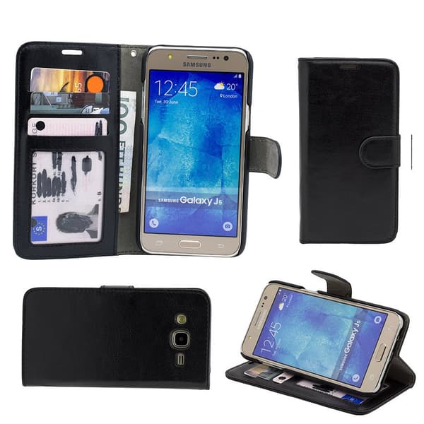 Leather Wallet Samsung J5 2016 + Protection