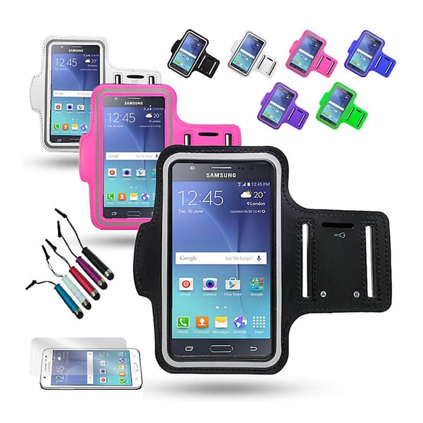 Sportarmband Samsung Galaxy J5 + 3 i 1 Kit