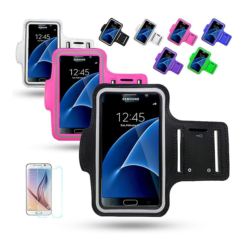Sportarmband Samsung Galaxy S7 + Skärmskydd
