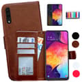 Miniatyrbillede 1 af 11: Samsung Galaxy A50 - Læder cover / Beskyttelse