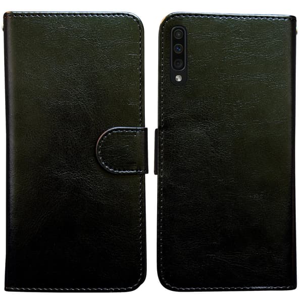 Samsung Galaxy A50 - Læder cover / Beskyttelse