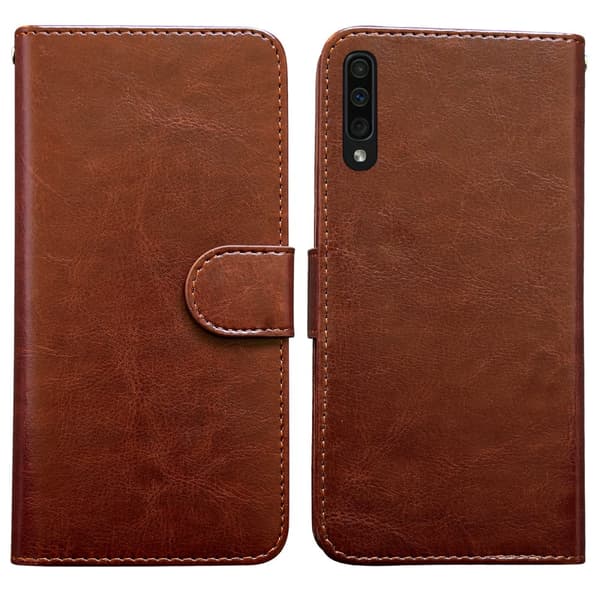 Samsung Galaxy A50 - Læder cover / Beskyttelse
