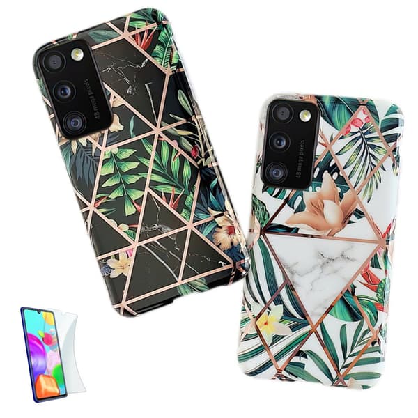 Samsung Galaxy A41 - Geometric Flower Case