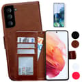 Miniatyrbillede 1 af 11: Samsung Galaxy S21 5G - Læder cover / Beskyttelse
