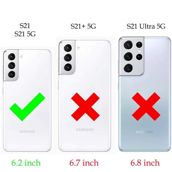 Samsung Galaxy S21 5G - Nahkakotelo / Suoja