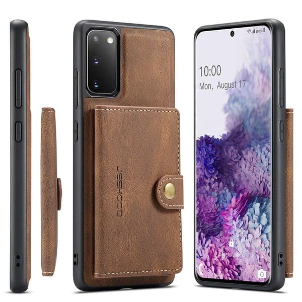 Samsung Galaxy S20 FE - Stilsäkert Praktiskt Skal med Kortfack