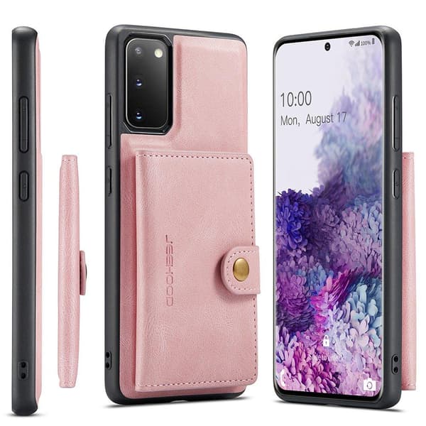 Samsung Galaxy S20 FE - Stilsäkert Praktiskt Skal med Kortfack