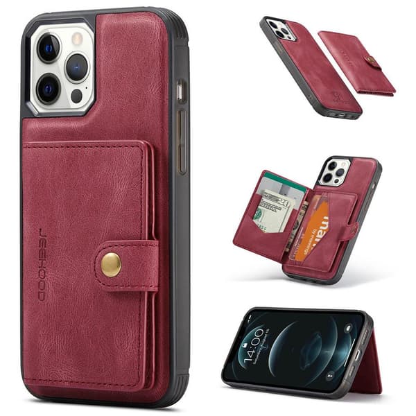 iPhone 12 Pro - Effektfullt Stilsäkert Skal med Kortfack