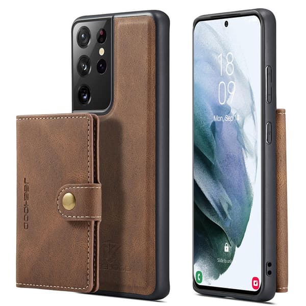 Skal med Korthållare - Samsung Galaxy S21 Ultra
