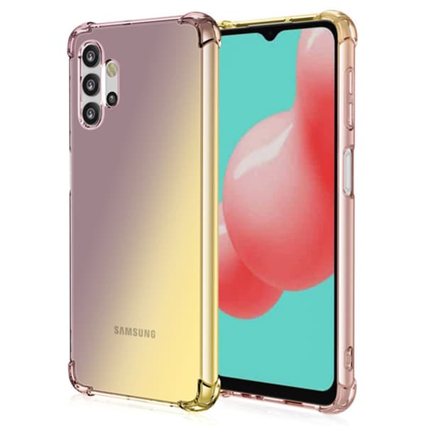 Samsung Galaxy A32 - Genomtänkt Stötdämpande Silikonskal