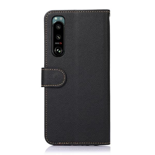 KHAZNEH Sony Xperia 5 III Plånboksfodral Svart/Röd