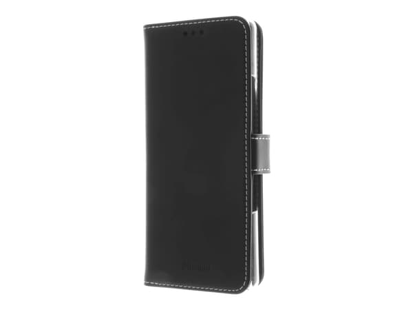 Insmat - Lommebok for mobiltelefon - ekte skinn, polyuretan, polykarbonat - svart - for Sony XPERIA 10 III
