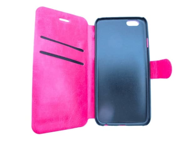 skal / fodral för iphone 6 med kreditkortsfack - PU läder